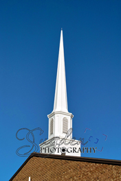 Church steeple for shop stock photos